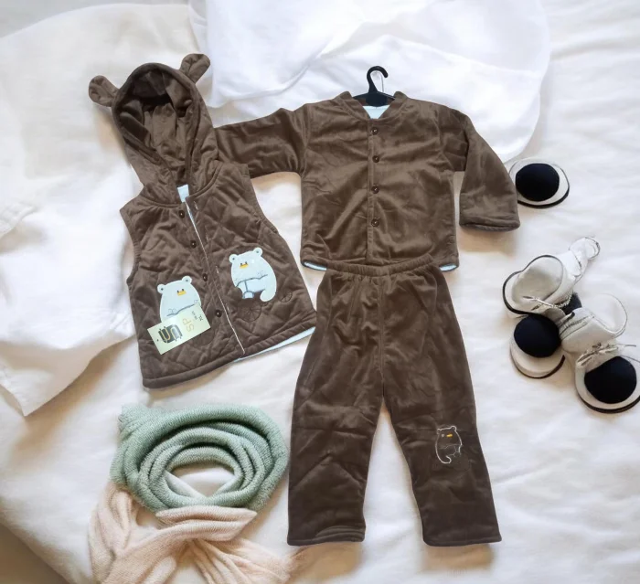 Conjunto  de Piel 3 Piezas  Importado  Bebe