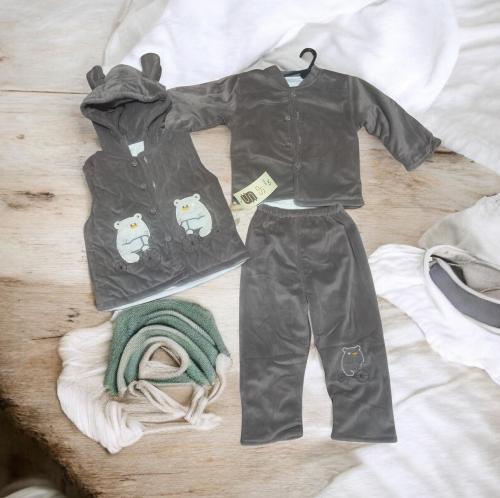 Conjunto  de Piel 3 Piezas  Importado  Bebe - Miniatura 2