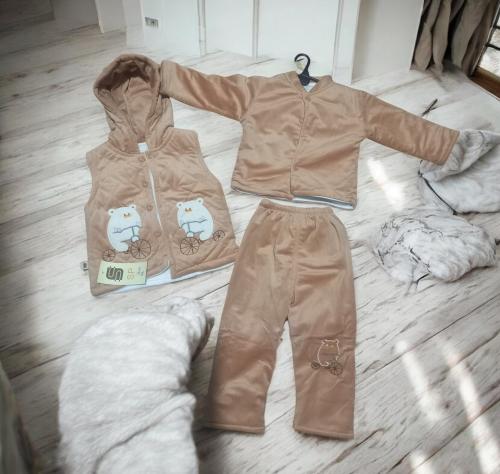 Conjunto  de Piel 3 Piezas  Importado  Bebe - Miniatura 3