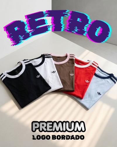 Remera Adidas Retro Premium Bordado