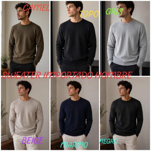 Sweater Cuello Redondo Importado