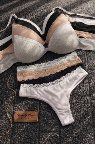 Conjunto Algodón Triángulo
