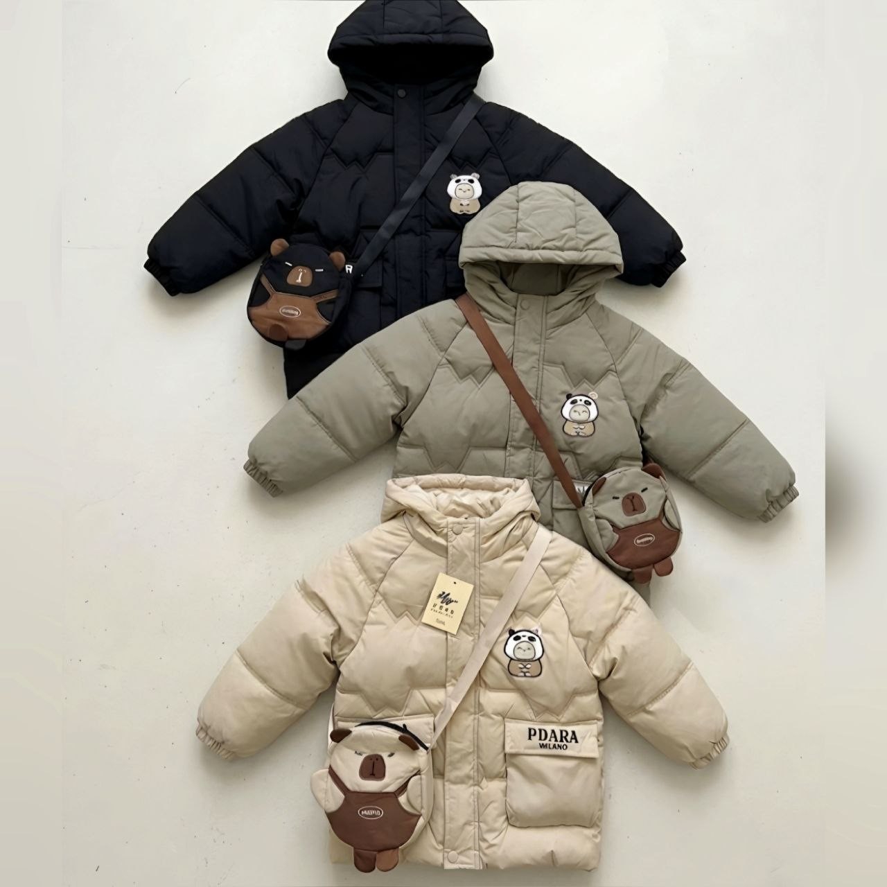 Campera Infantil Importada + Bolso Morral - Imagen 3