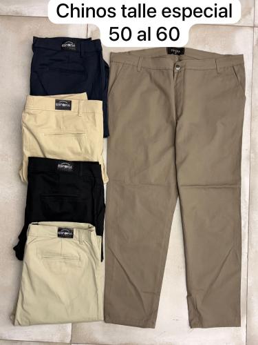 Chino de Gabardina Talle Especial