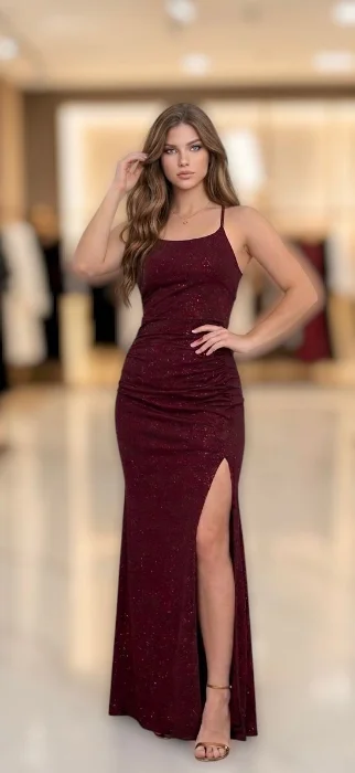 Vestido Largo Brillo