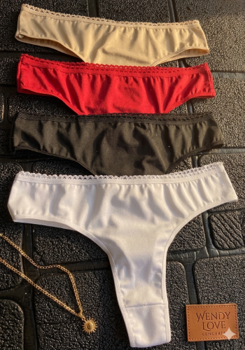 Colales Licra con Puntilla