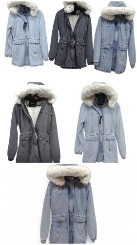 Parka Jean con Piel