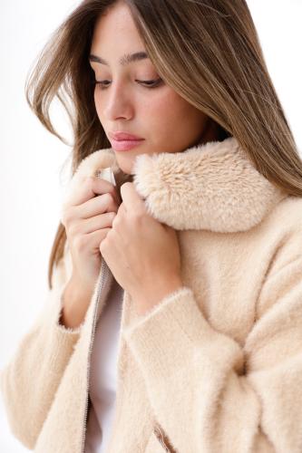 L709 Campera Bremee con Peluche Piel Cuello