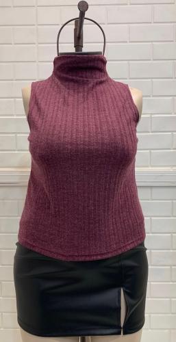 Musculosa Lanilla Cuello Alto