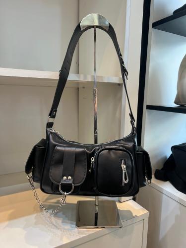 Cartera Mini Bag Baguette Negra - Miniatura 2