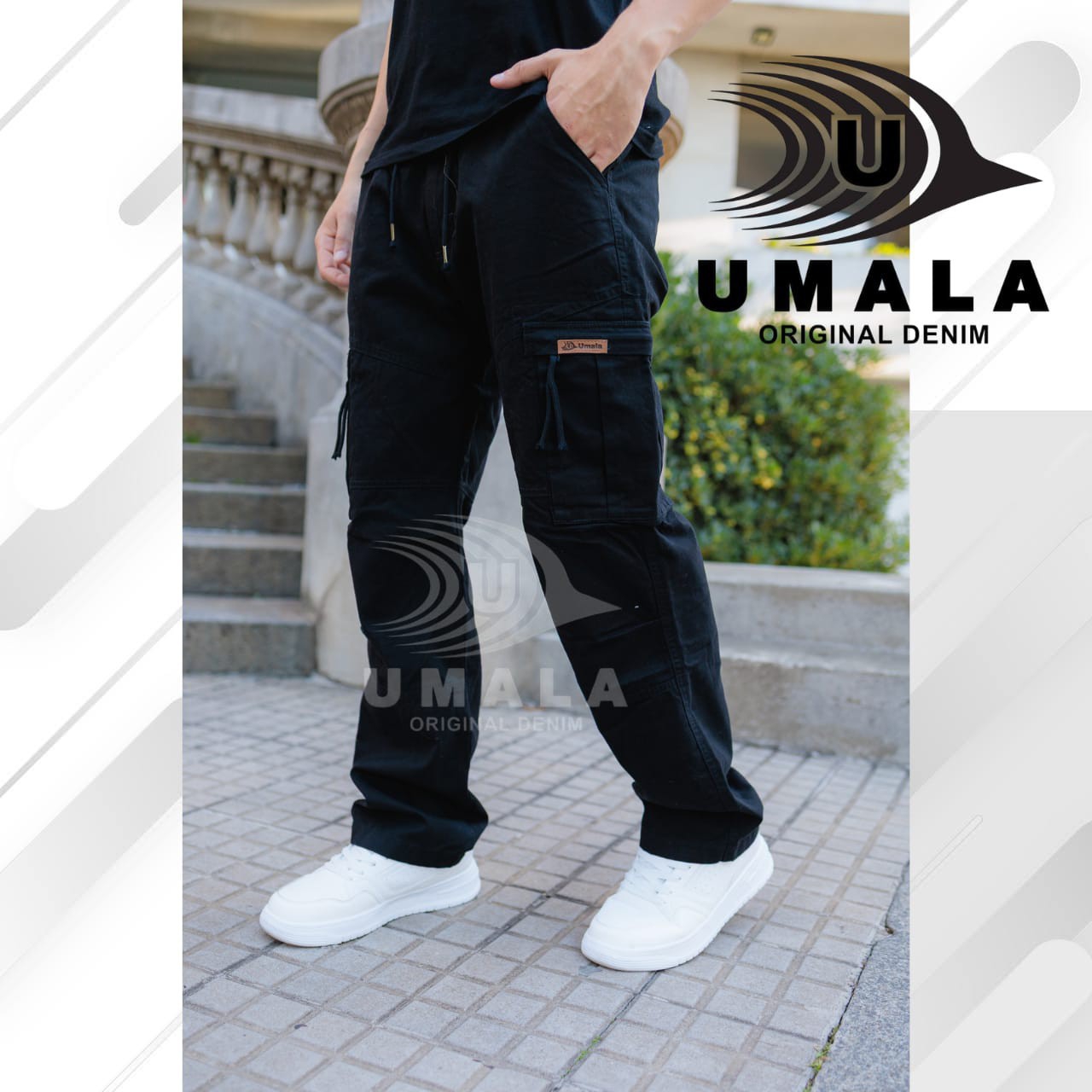 Pantalón Cargo con Elástico - Imagen 2