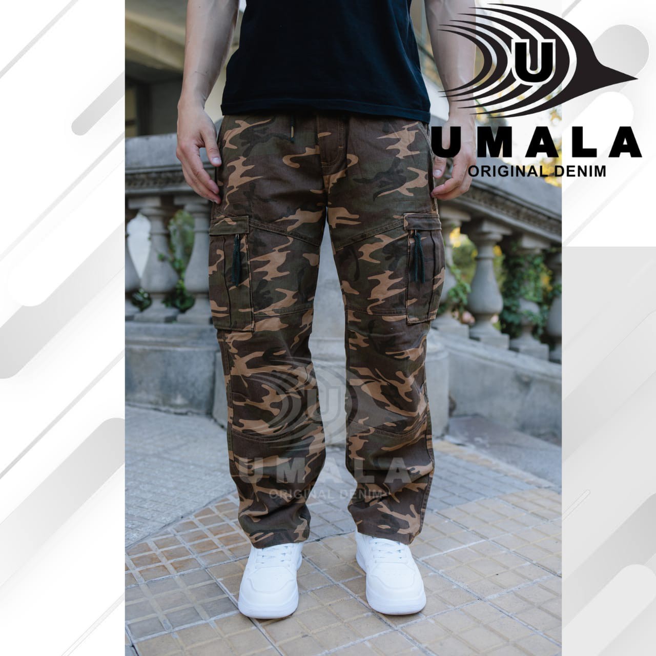 Pantalón Cargo con Elástico - Imagen 3