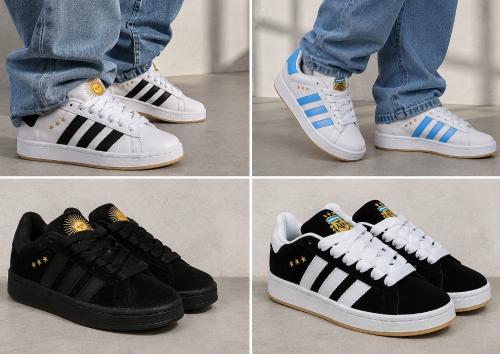 Zapatilla Campus Argentina Selección Afa y Sol de Mayo Mundial