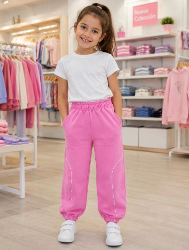 Pantalón Baggys Frisa Peinada Premium con Vivo - Miniatura 4