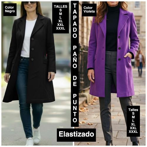 Tapado Dama Paño Elastizado