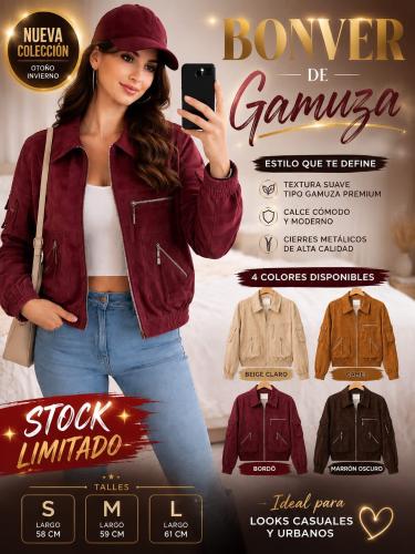 Campera de Gamuza