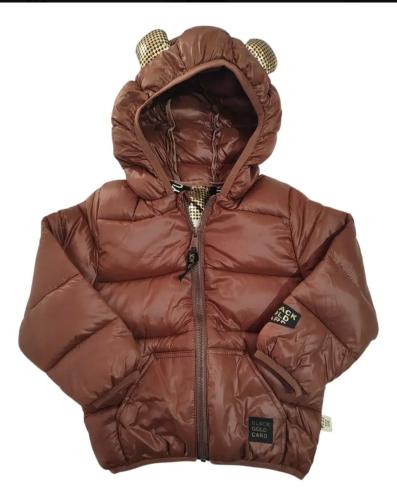 Campera Infantil Bebe Orejas Abrigada Lty Colores Lisos - Miniatura 6