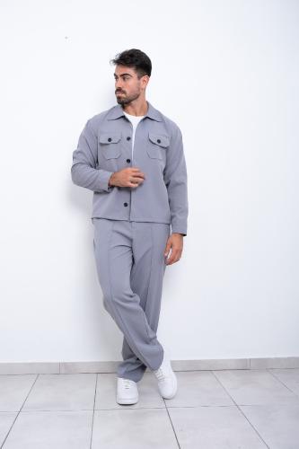 Pantalón + Camisa  Sastrero de Invierno Griss - Miniatura 8