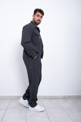Pantalón +camisa Sastrero de Invierno (gris Topo) - Miniatura 2
