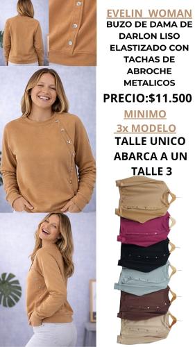 Buzo con Tachas Plateadas