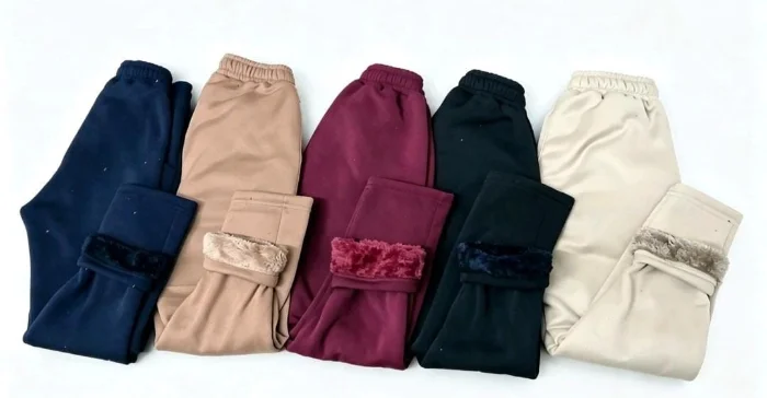Pantalon Jogging Jersey con Piel  de Niños