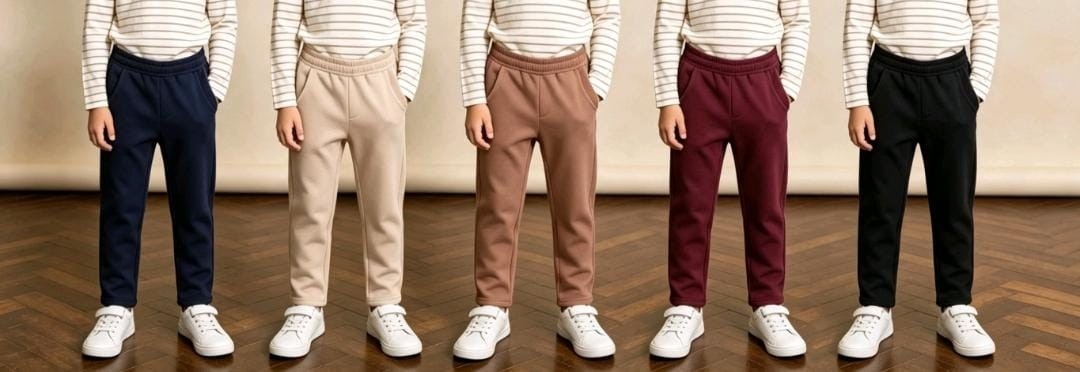 Pantalon Jogging Jersey con Piel  de Niños - Imagen 2