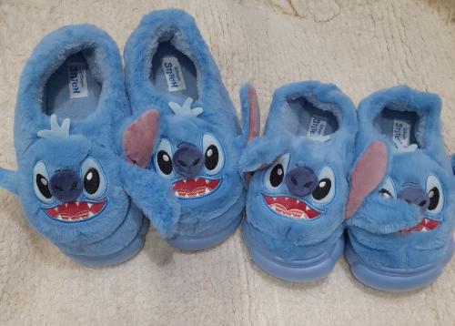 Pantufla Stich 34a39 Importadas  Cerradas Costurada