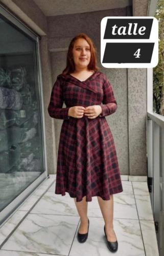 Vestido Solapa Scuba - Miniatura 2