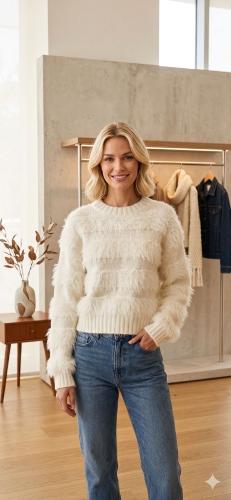Sweater con Piel