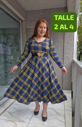 Maxivestidos Cruzado Lanilla - Miniatura 2