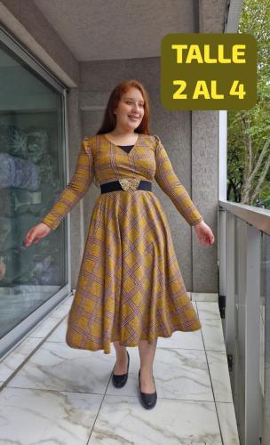 Maxivestidos Cruzado Lanilla - Miniatura 3