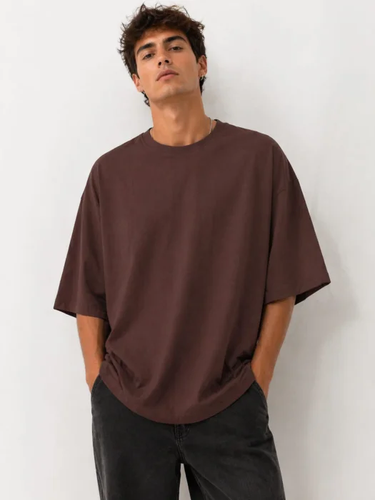 Remeras Lisa Choco