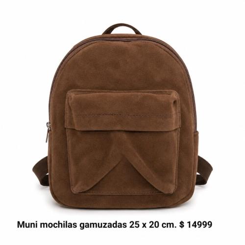 Mini Mochila Gamuzada