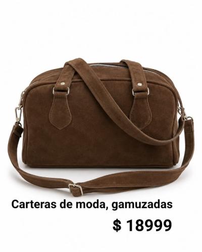 Cartera de Moda Gamuzada