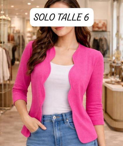 Blazer Manga 3/4 Pique