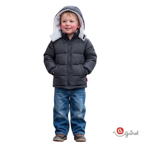 4223 Campera Bb Abrigo con Corderito Lisa