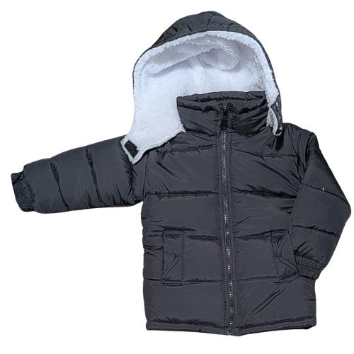 4223 Campera Bb Abrigo con Corderito Lisa - Miniatura 3