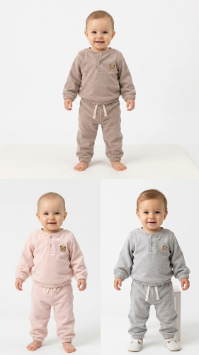 159  Conjunto Teddy  Suavidad y Abrigo para Tu Bebé