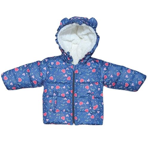 4224	campera Beba Abrigo con Corderito Estampada - Miniatura 2