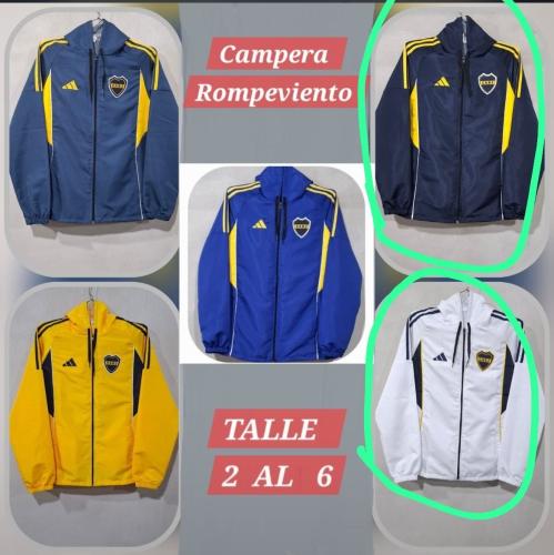 Campera Rompeviento River y Boca