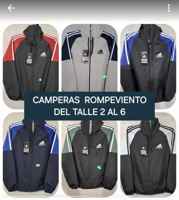 Campera Rompeviento Adida