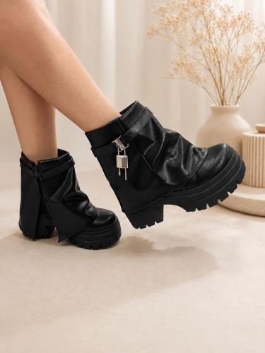 Borcego Reyna Taco 8cm con Candadito - Miniatura 2