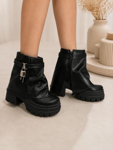 Borcego Reyna Taco 8cm con Candadito - Miniatura 3