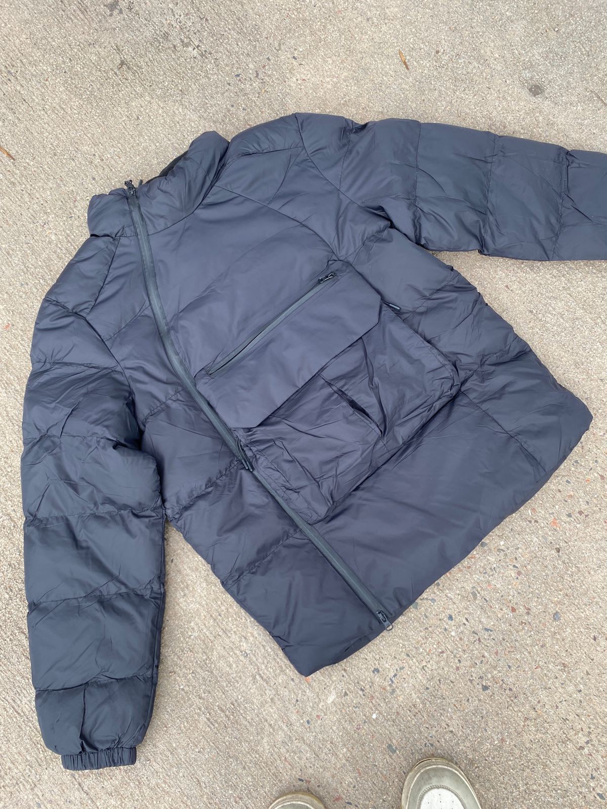 Campera Importada Abrigo Negra - Imagen 2