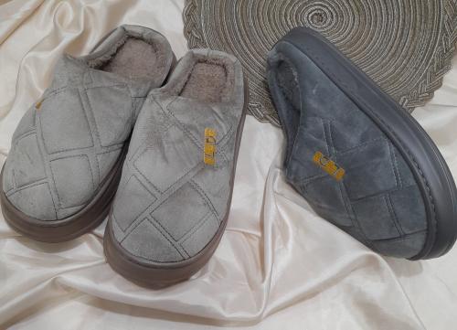 Pantuflas Ld Hombre  41a46 Importadas  Suela Costurada