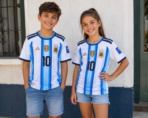 Camisetas Argentina Niño Sublimadas del 6 al 16