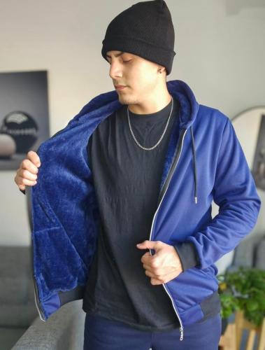 Campera con Piel Jersey Hombre - Miniatura 3