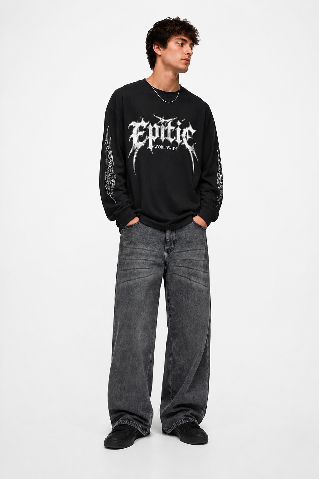 Jean Baggy Clásico Diseños Hombre Pantalon Ancho Y2k Denim Caballero Unisex Mayorista - Imagen 5