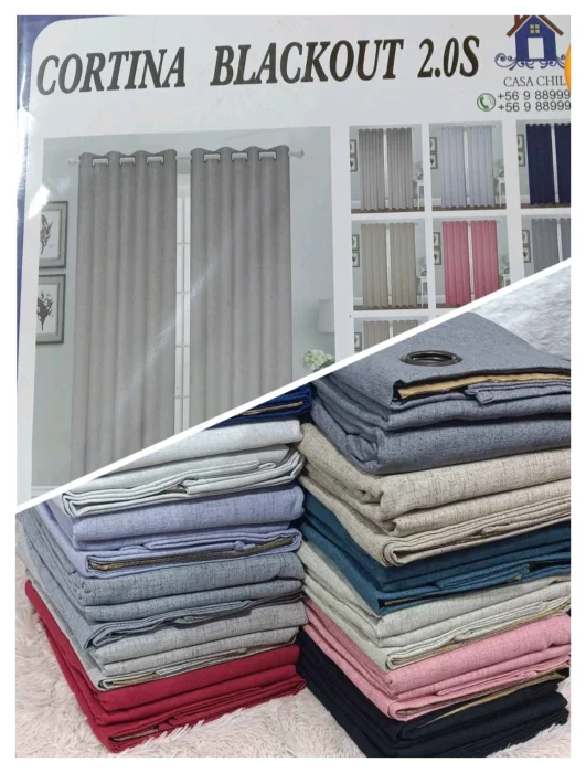 Cortinas Blackout Casa Chile "antisolar"