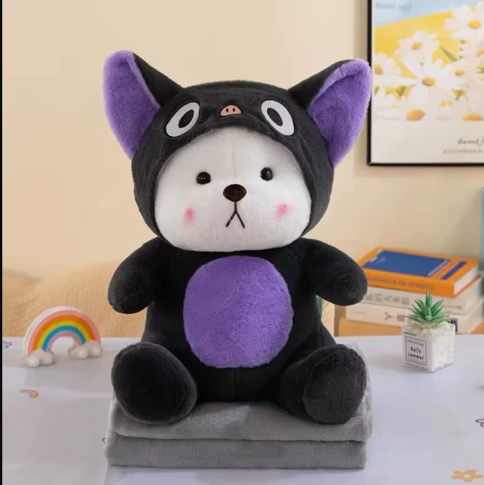 Peluches con Manta Oso con Disfraz